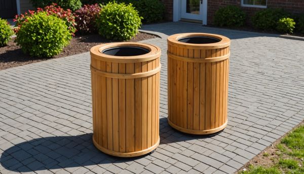 Les poubelles en bois : designs modernes et durables à choisir