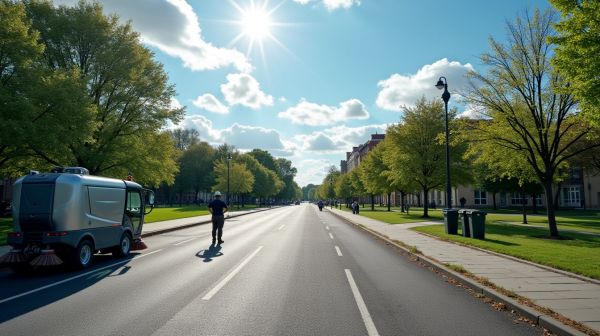 Un nettoyage de voirie efficace pour les espaces publics et privés