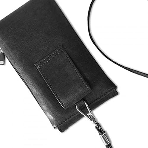 สีดำซีลโครงร่างโทรศัพท์ธรรมชาติกระเป๋าเงินกระเป๋าเงินแขวนกระเป๋ามือถือกระเป๋าสีดำกระเป๋า