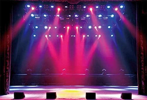 Yeele 20x10ft Stage Concert Backdrop Lighting Nightclub Musical Hall Club พื้นหลังสำหรับการถ่ายภาพร้องเพลงแสดงฉากการเต้นฉากบูธถ่ายภาพชุดอุปกรณ์ประกอบฉากไวนิลสตูดิโออุปกรณ์ประกอบฉาก