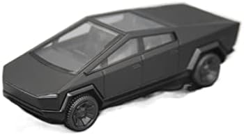 รุ่นรถสเกลสำหรับ Tesla Cybertruck Alloy Pickup รุ่น Diecast Metal ยานพาหนะรถยนต์รุ่นรถยนต์รุ่น 1/64 สัดส่วน