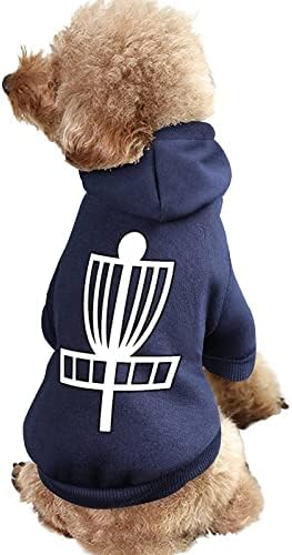 Disc Golf Pet Hoodies Soft Warm Dog Sweater พิมพ์ชุดสัตว์เลี้ยงสูทพร้อมหมวก