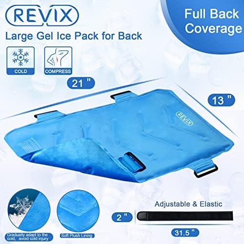 Revix Full Back Ice Pack สำหรับการบาดเจ็บและแพ็คน้ำแข็งสำหรับคอและไหล่